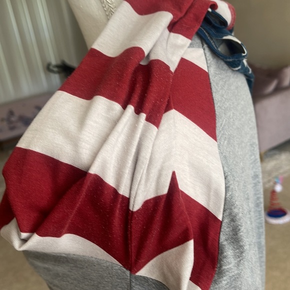 Lularoe Stars and Stripes randy xs flag Americana - Picture 4 of 4
